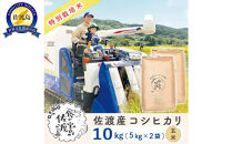 佐渡島産コシヒカリ&nbsp;玄米10kg（5kg×2袋）&nbsp;特別栽培米&nbsp;農家直送