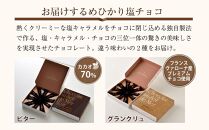 めひかり塩チョコギフト・セットC「ビター＆グランクリュ」