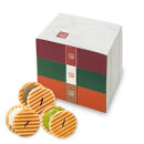 ＜定期便・年4回＞ 【鼓月】姫千寿せんべい三段箱（シュガークリーム・有機抹茶・有機ほうじ茶）各12枚入　［ 京都 老舗 和菓子 千寿せんべい 有名店 人気 おすすめ お菓子 スイーツ お取り寄せ 通販 ギフト プレゼント 贈答 送料無料 ふるさと納税 ］