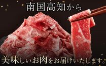 高知県産　牛肉切り落とし　炒め物・すき焼き用　約600g【小分け　約300ｇ×2】｜山重食肉【ポイント交換専用】