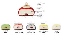 「都の杜・仙台」「水玉の陣」 - Gift Box 10 piece - ＆ Red Jewel レッドジュエル - Gift Box of 9 piece -セット　【スイーツ・レアチーズケーキ・ヨーグルト・濃厚・ホワイトチョコレート・クリームチーズ・ブルーベリー・ゆず・ずんだ・地元食材・フランボワーズ】