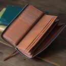 【長財布】Zip long wallet　カラー：Red Brown