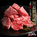 エイジング工法　熟成肉　土佐和牛　特選ヒレ　サイコロステーキ　約250g（冷凍）