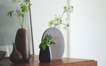 Mango vase - large　walnut/SASAKI【旭川クラフト(木製品/一輪挿し)】マンゴーベース / ササキ工芸_03259