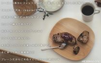 Plain plate - regular　walnut/SASAKI【旭川クラフト(木製品/ディッシュ皿)】プレーンプレート / ササキ工芸_03264