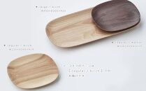 Plain plate - regular　birch/SASAKI【旭川クラフト(木製品/ディッシュ皿)】プレーンプレート / ササキ工芸_03265
