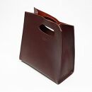 【レザーショッパー】Kurite shopper　カラー：Wine