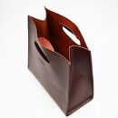 【レザーショッパー】Kurite shopper　カラー：Wine