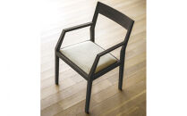 【開梱設置】高野木工&nbsp;KIEL&nbsp;CHAIR&nbsp;キール&nbsp;チェア&nbsp;肘付き&nbsp;オーク(グレー塗装)&nbsp;【10年保証】