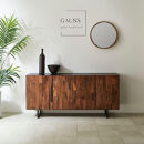 【&nbsp;GAUSS&nbsp;】サイドボード【160cm】WN色