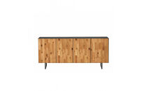 【&nbsp;GAUSS&nbsp;】サイドボード【160cm】WO色