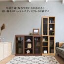 キャビネット 完成品 本棚 大容量 国産 書棚 120ロータイプ（ ゲーム) ナチュラル