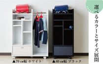 ランドセルラック キャスター付き 完成品 国産 幅70cm 子供 子供収納 70 収納棚 収納 ランドセル 木製 ラック（FADDY-ファディ-）ブラック