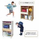 ランドセルラック キャスター付き 完成品 国産 幅60cm 子供 子供収納 60 収納棚 収納 ランドセル 木製 ラック（coleto-コルト-）ホワイト