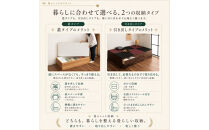 【高さ40cm&nbsp;ブラウン畳ユニット&nbsp;引き出しタイプ】60cm×120cm（畳選べる）畳ユニット&nbsp;小上がり&nbsp;畳&nbsp;収納&nbsp;引き出し&nbsp;リビング&nbsp;高床式ユニット