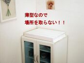 ハンドメイド・パイン材レンジ下トレー スライドトレー スライド棚