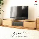 160幅&nbsp;TVボード&nbsp;オーク&nbsp;国産&nbsp;日本製&nbsp;大川家具&nbsp;完成品&nbsp;天然木&nbsp;木製&nbsp;無垢&nbsp;テレビ台&nbsp;おしゃれ&nbsp;ローボード&nbsp;ロータイプ&nbsp;ナチュラル