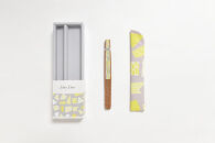 【みのや扇舗】/fan/fun扇子（小サイズ：檸檬）