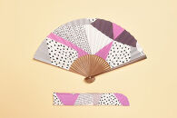 【みのや扇舗】/fan/fun扇子（小サイズ：藤）