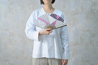 【みのや扇舗】/fan/fun扇子（小サイズ：藤）