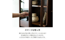 コレクションボード&nbsp;幅60cm&nbsp;本棚&nbsp;CD収納&nbsp;開き戸&nbsp;引出し&nbsp;多目的ボード&nbsp;ブラウン