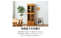 書棚&nbsp;本棚&nbsp;幅60cm&nbsp;大きめ&nbsp;コレクション収納&nbsp;DVD収納&nbsp;木製家具&nbsp;多目的ボード&nbsp;ブラウン