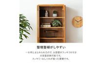 書棚&nbsp;本棚&nbsp;幅80cm&nbsp;大きめ&nbsp;コレクション収納&nbsp;DVD収納&nbsp;木製家具&nbsp;多目的ボード&nbsp;ブラウン