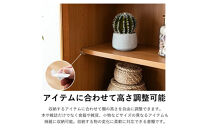 書棚&nbsp;本棚&nbsp;幅90cm&nbsp;大きめ&nbsp;コレクション収納&nbsp;DVD収納&nbsp;木製家具&nbsp;多目的ボード&nbsp;ブラウン