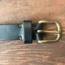 Original leather belt-Black-Long