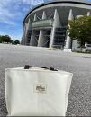 豊田スタジアム屋根膜で作ったミニトートバッグ