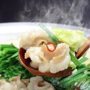 国産牛もつ1kgオーバー！九州醤油もつ鍋 10人前[牛もつ1.05kg／九州醤油スープ付]