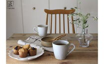 匠&nbsp;－TAKUMI－&nbsp;【信楽焼】流し釉マグカップペア（2個）（アイボリー）&nbsp;mu-014