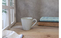 匠&nbsp;－TAKUMI－&nbsp;【信楽焼】流し釉マグカップペア（2個）（アイボリー）&nbsp;mu-014