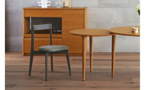 【開梱設置】高野木工&nbsp;RIALTO&nbsp;CHAIR&nbsp;リアルト&nbsp;チェア&nbsp;オーク(グレー塗装)&nbsp;布座&nbsp;【10年保証】