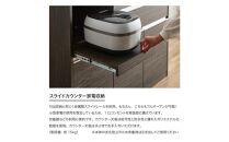 キッチンカウンター【クリアII】ハイホワイト