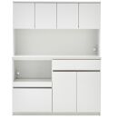 キッチンボード&nbsp;&nbsp;【セイル&nbsp;140】&nbsp;ハイホワイト