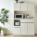 キッチンボード&nbsp;&nbsp;【セイル&nbsp;120】&nbsp;ヒッコリーホワイト