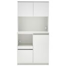 キッチンボード&nbsp;&nbsp;【セイル&nbsp;90】&nbsp;ハイホワイト