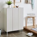 シューズボックス&nbsp;&nbsp;【リアル&nbsp;75&nbsp;LO】&nbsp;ヒッコリーホワイト