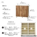 シューズボックス&nbsp;&nbsp;【リアル&nbsp;100&nbsp;LO】&nbsp;グレイシーオーク