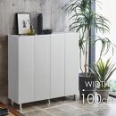 シューズボックス&nbsp;&nbsp;【リアル&nbsp;100&nbsp;LO】&nbsp;ホワイト&nbsp;つや有