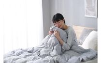 掛け布団　人工羽毛掛け布団 シングル KKF-SB12-S グレー