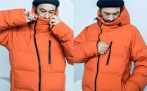 ＜UNISEX＞北海道ダウン：RETAR NUY/レタールヌイ［SOY/ソイ］DOWN PARKA ［ORANGE/XSサイズ］