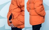 ＜UNISEX＞北海道ダウン：RETAR NUY/レタールヌイ［SOY/ソイ］DOWN PARKA ［ORANGE/XSサイズ］