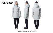 ＜UNISEX＞北海道ダウン：RETAR NUY/レタールヌイ［NITAY］DOWN COAT ［ICE GRAY/XSサイズ］