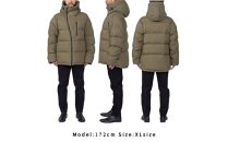 ＜UNISEX＞北海道ダウン：RETAR NUY/レタールヌイ［SOY/ソイ］DOWN PARKA ［KHAKI/Lサイズ］