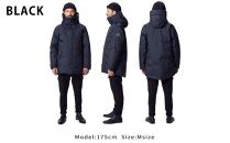 ＜UNISEX＞北海道ダウン：RETAR NUY/レタールヌイ［NITAY］DOWN COAT ［BLACK/2XLサイズ］