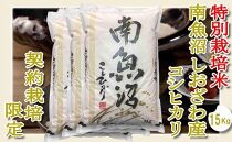 【令和7年産】【精米１５Kg】特別栽培&nbsp;生産者限定&nbsp;&nbsp;南魚沼しおざわ産コシヒカリ