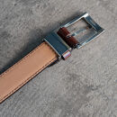 栃木レザー使用｜希少ハーネスレザーの贅沢ビジネスベルト｜Business&nbsp;belt｜チョコ｜minca（全3色）