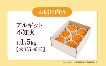 アルギット&nbsp;不知火&nbsp;約1.5kg&nbsp;大玉&nbsp;サイズ（5～6玉）|&nbsp;先行予約&nbsp;不知火&nbsp;デコ&nbsp;みかん&nbsp;甘い&nbsp;おいしい&nbsp;ジューシー&nbsp;完熟&nbsp;期間限定&nbsp;数量限定&nbsp;フルーツ&nbsp;果物&nbsp;柑橘&nbsp;人気&nbsp;おすすめ&nbsp;高級&nbsp;こだわり&nbsp;ギフト&nbsp;旬&nbsp;お取り寄せ&nbsp;送料無料&nbsp;和歌山&nbsp;有田川町